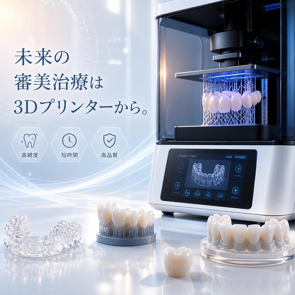 未来の審美治療は3Dプリンターから。