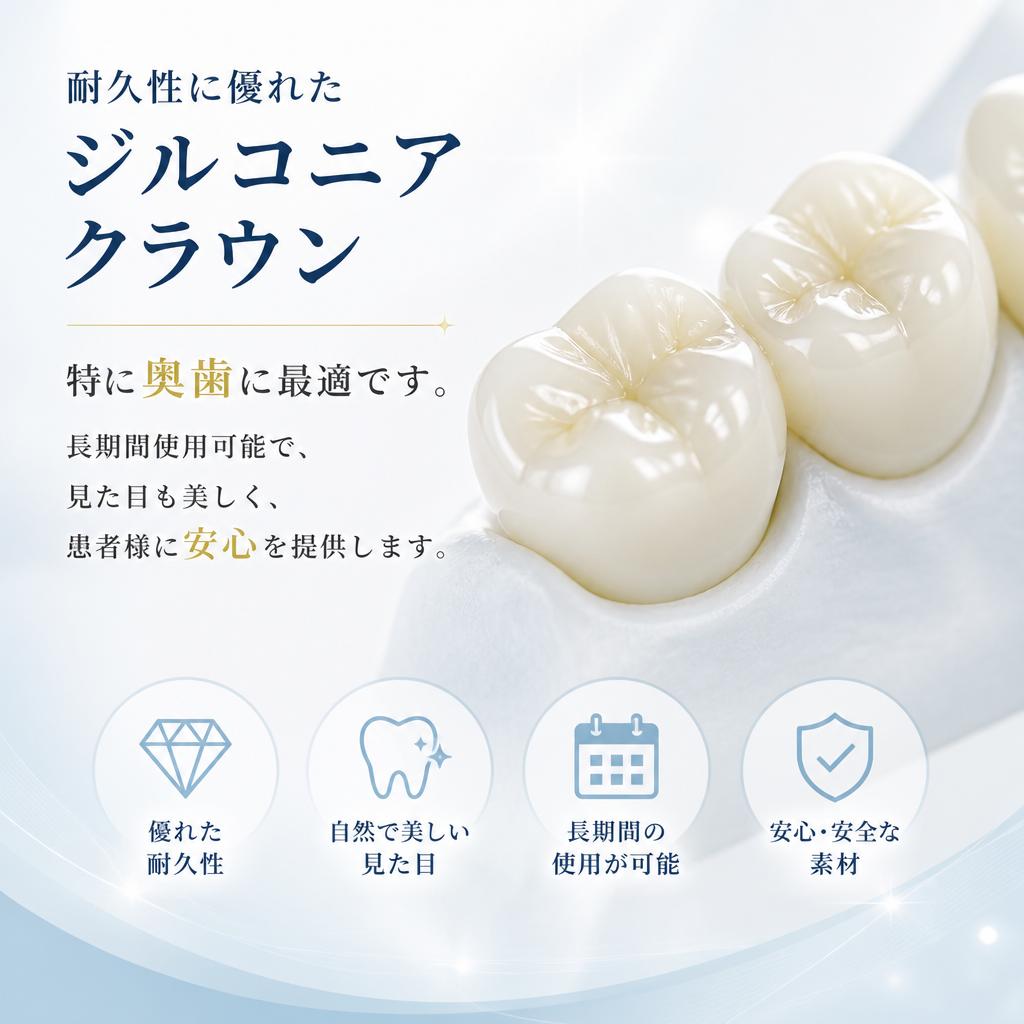 ジルコニアクラウンの強さ