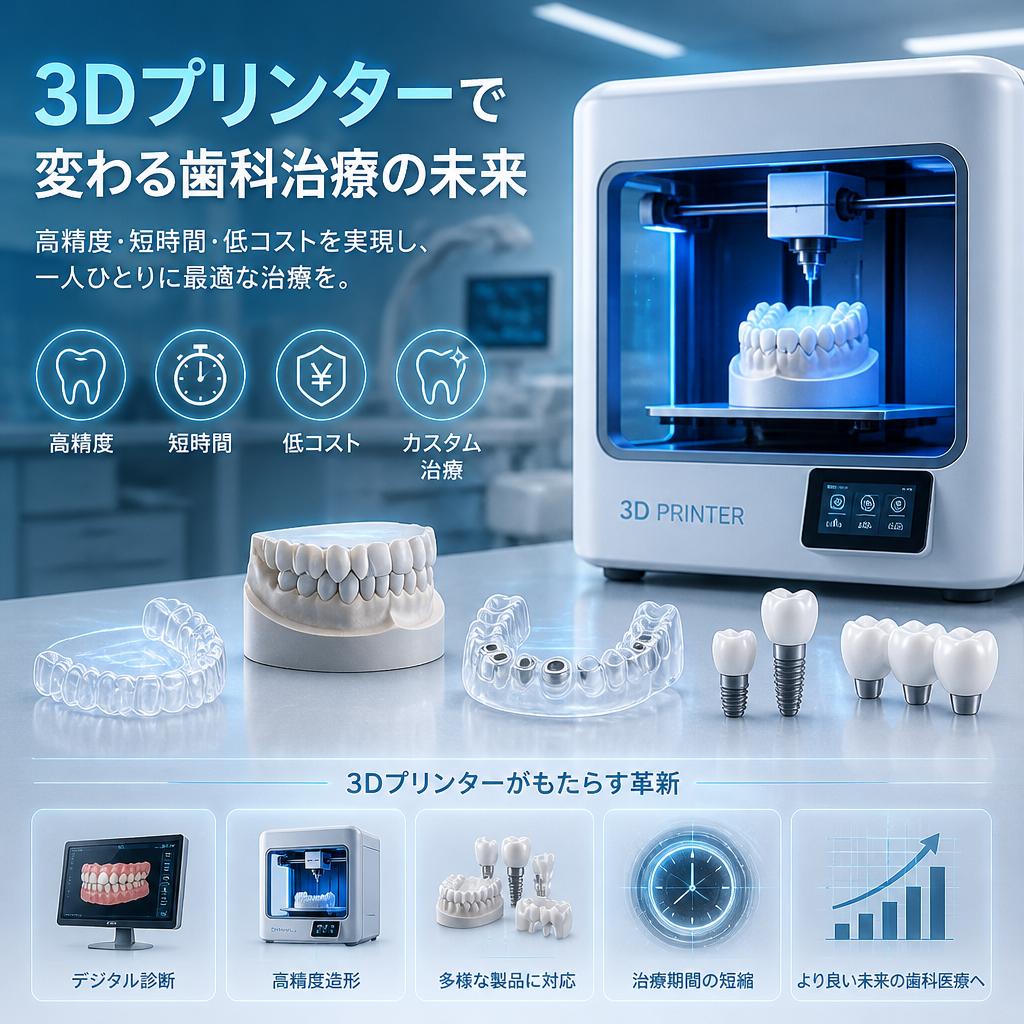 3Dプリンターで変わる歯科治療の未来