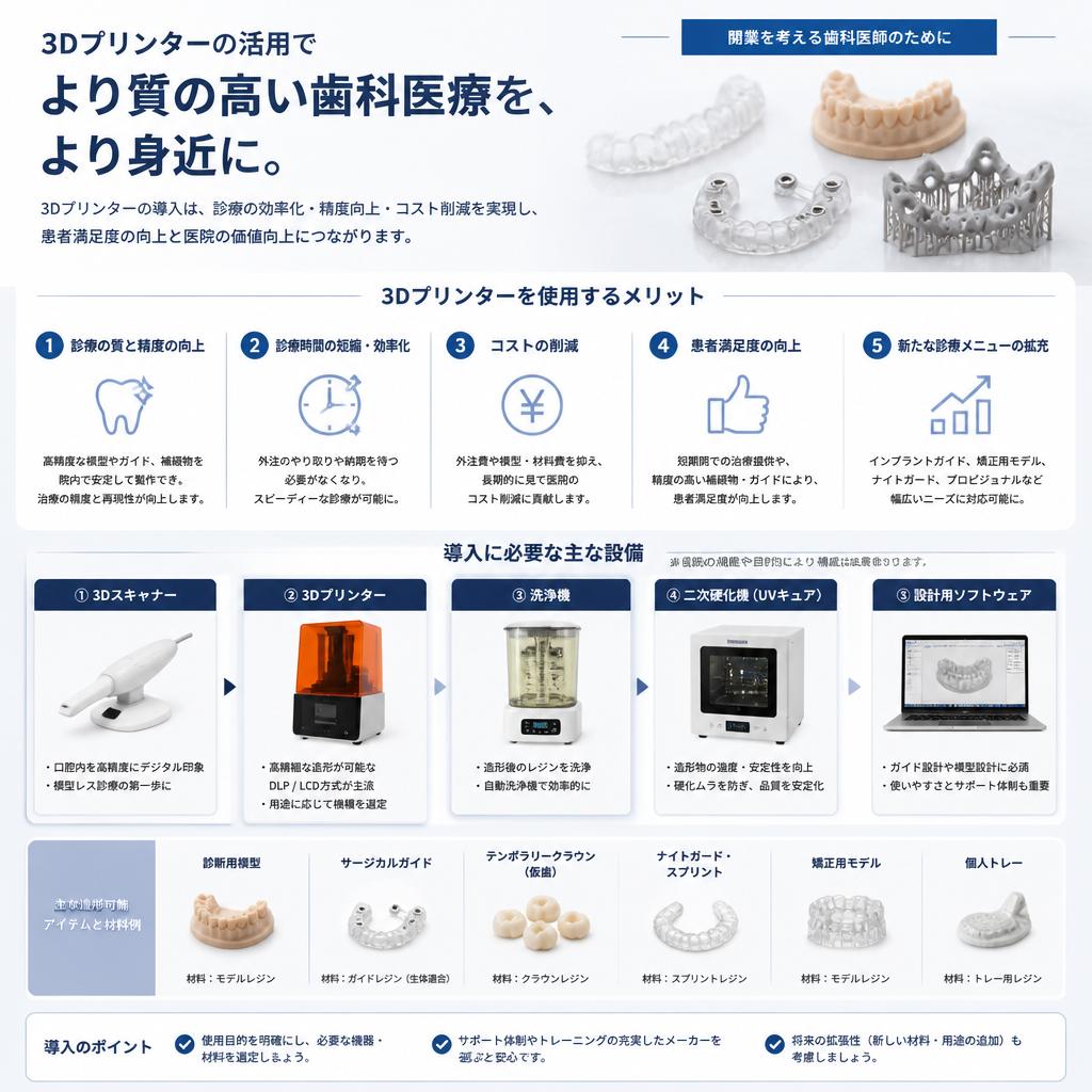歯科医院開業準備に役立つ情報