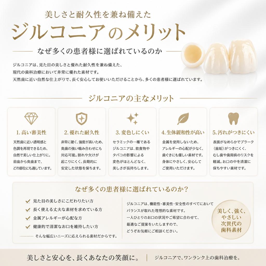 ジルコニアの持つ魅力とは？
