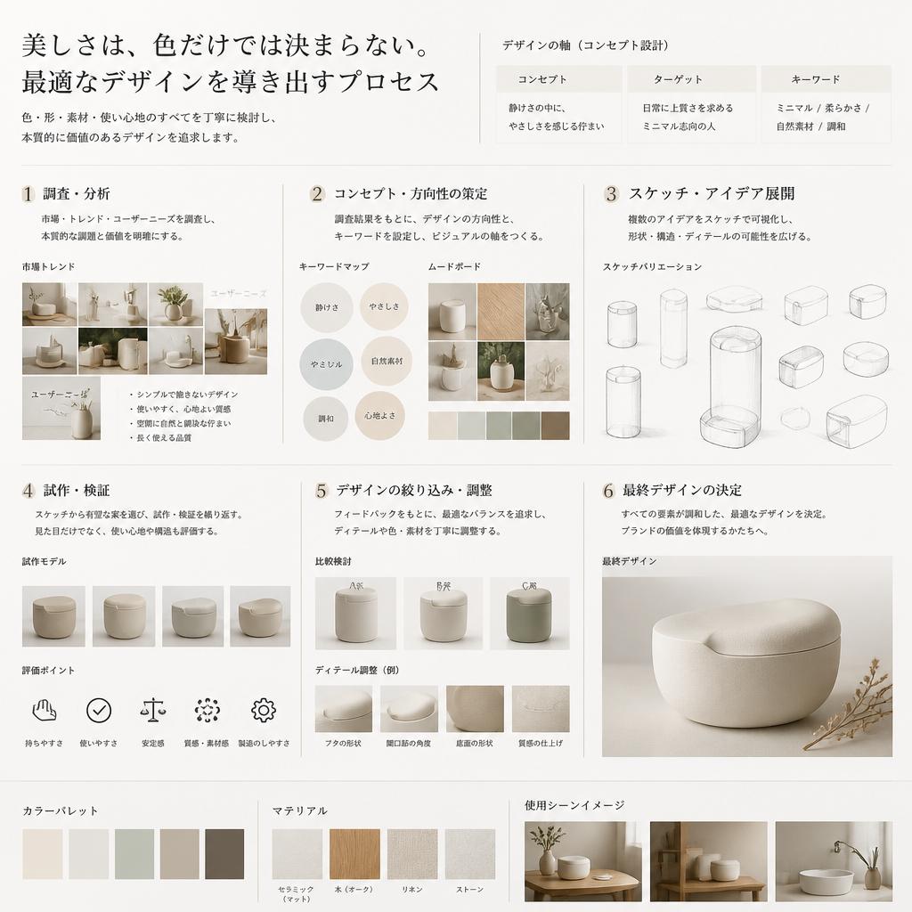 審美的なデザインの工夫