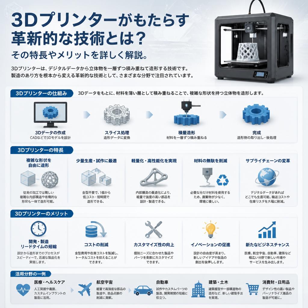 2. 3Dプリンターの可能性