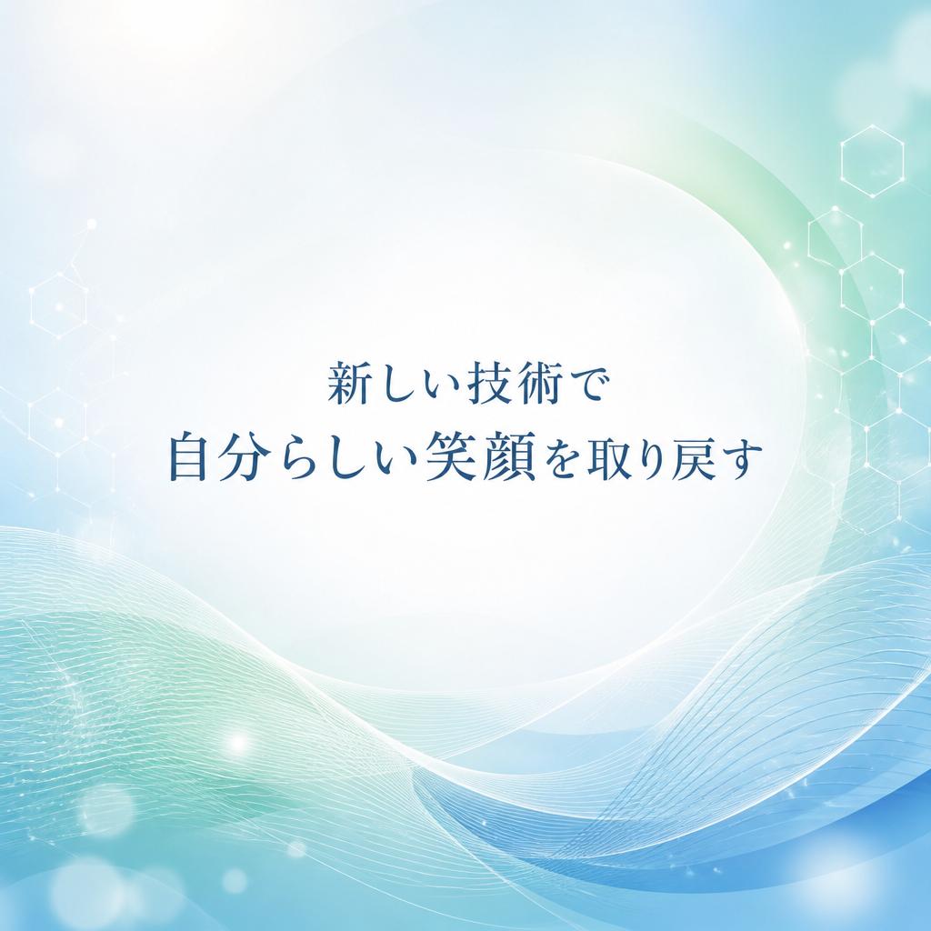 新しい技術で自分らしい笑顔を取り戻す