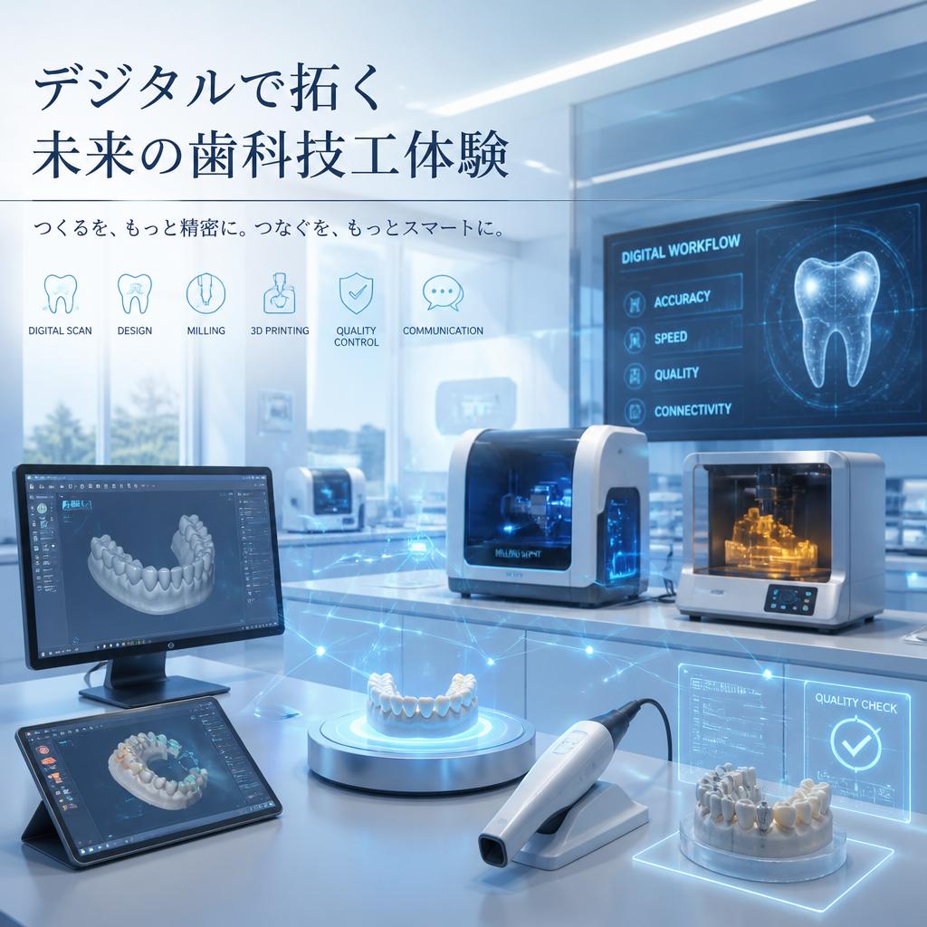 デジタルで拓く未来の歯科技工体験