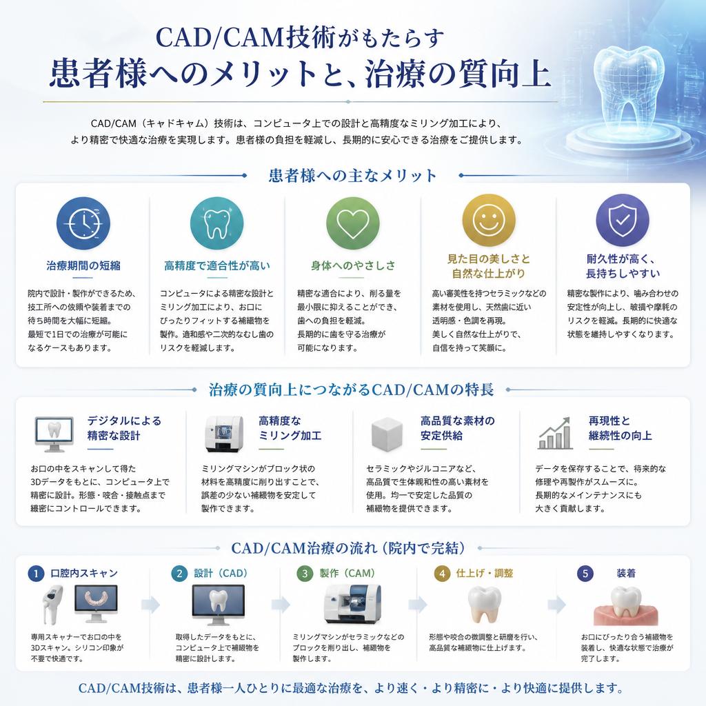 4. CAD/CAM技術の導入による利点