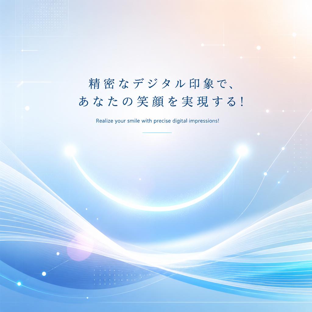 精密なデジタル印象で、あなたの笑顔を実現する！