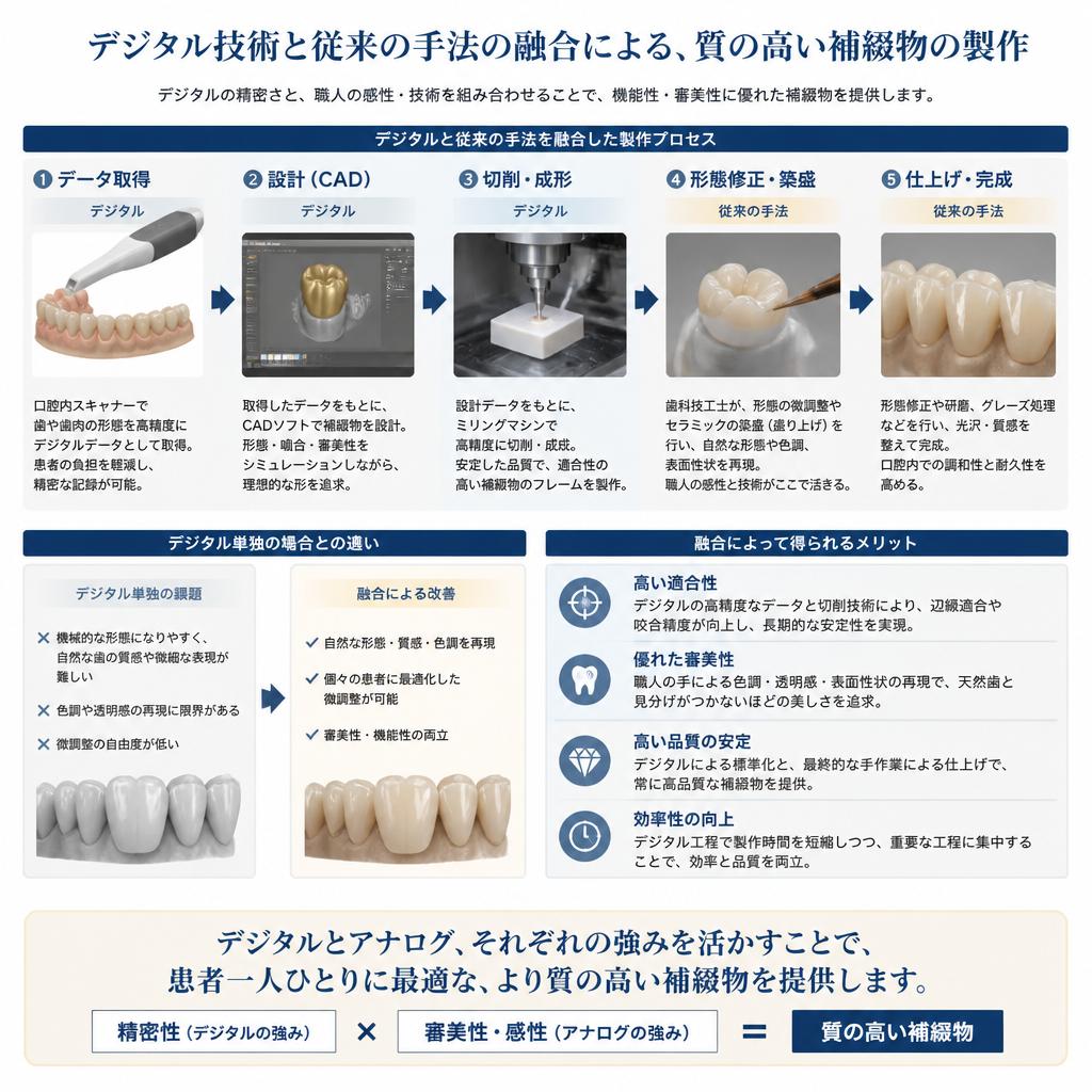 4. デジタル印象と従来技術の融合