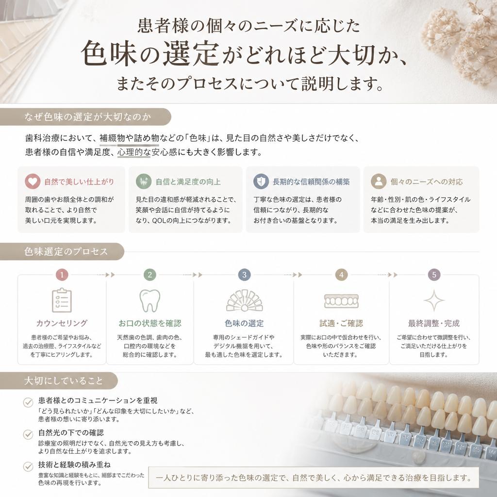 色味の重要性